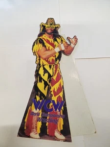 SEHR SELTEN Randy Savage Macho Man Wrestling Ausschnitt Stand Up Cut WCW 18" hoch - Bild 1 von 8