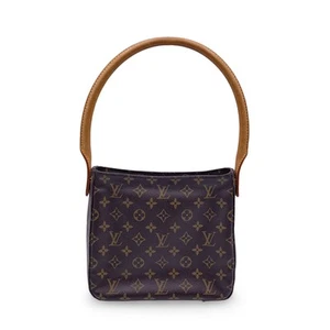 Authentic Louis Vuitton Monogram Canvas Looping MM Shoulder Bag M51146 - Picture 1 of 7