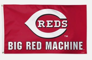 CINCINNATI REDS BIG RED MACHINE 3'X5' DELUXE FLAG WINCRAFT *NEW* - Picture 1 of 1