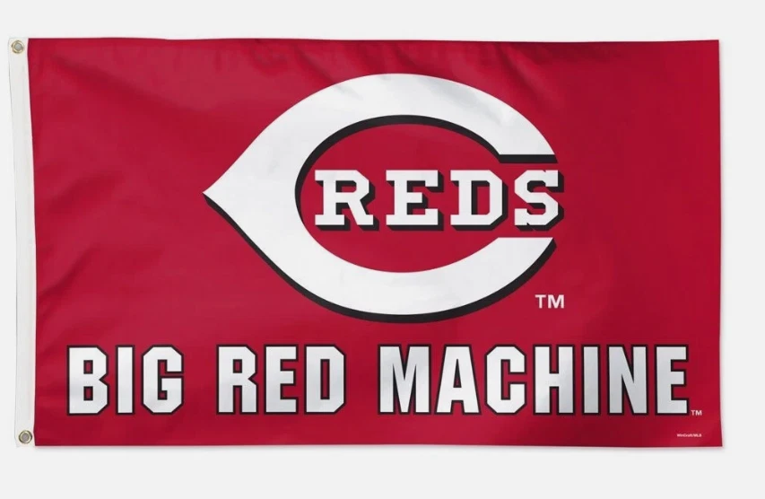 CINCINNATI REDS BIG RED MACHINE 3'X5' DELUXE FLAG WINCRAFT *NEW* - Image 1 of 1