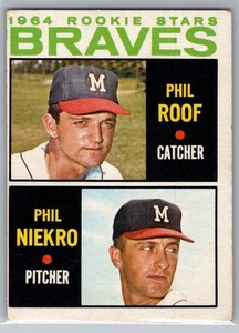 1964 Topps - High # Phil Niekro, Phil Roof #541 (RC) MK - HOF VG-EX *TEXCARDS* - Picture 1 of 2