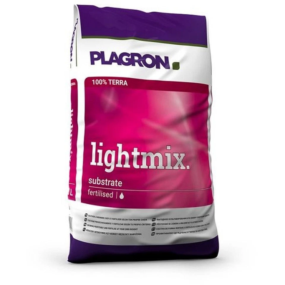 Plagron Light Mix 50L Erde Substrat Pflanzerde Anzucht Pflanzenzucht Soil Perlit