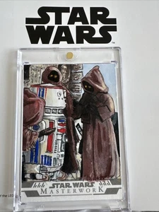 Starwars Masterwork 1/1 Jawa And R4-D5 Sketch By Phillip Trujillo - Picture 1 of 2