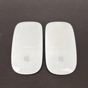 2 Genuinos Apple A1296 Magic Mouse Inalámbricos Bluetooth Mac Blanco - Probado FUNCIONA - Imagen 1 de 10