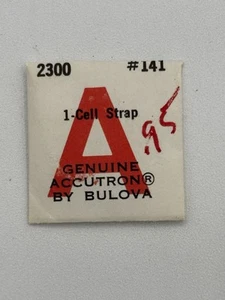 Accutron Bulova #141 Cal 2300 Cell Strap NOS - Bild 1 von 2
