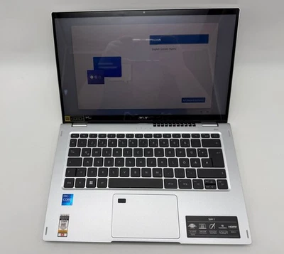 Acer Spin 3 SP314-55N i7 1255U 1,7GHz 16GB 1TB Silber MwSt. - Bild 1 von 4