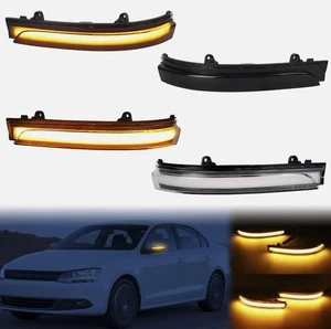 For VW GOL Saveiro Voyage Passat B7 Jetta MK6 LED Side Mirror Turn Signal Lights - Picture 1 of 10