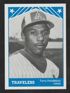 TERRY PENDLETON 1983 TCMA Minor League Arkansas Travelers Rookie Card RARE SP RC - Picture 1 of 2