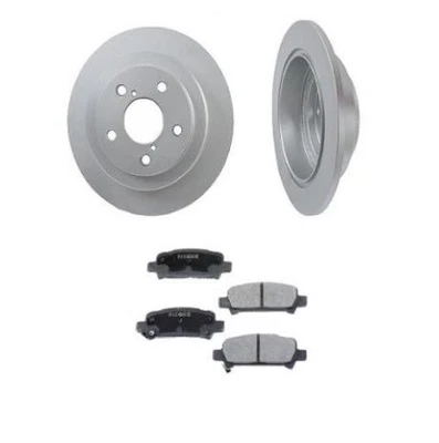 10 15/32 英寸后制动转子和垫适用于 1990 - 1998 斯巴鲁 Legacy — 第 1/4 张图片