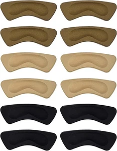 Hotop 6 Paar Fersenpolster für Damen selbstklebend braun, khaki, schwarz - Bild 1 von 7