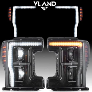 Faros LED para Ford F-250 F350 F450 F-550 Super Duty 2017-2019 luces delanteras*2 - Imagen 1 de 14
