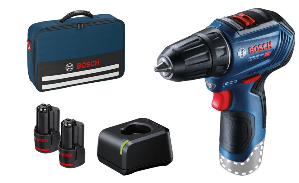 Trapano avvitatore Bosch Professional GSR 12V-30 (06019G9004) - offerta sconto - Immagine 1 di 1