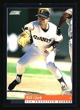 Will Clark 1994 Score #10  Baseball Card