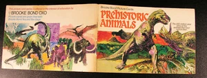 PREHISTORIC ANIMALS BROOKE BOND PG TIPS TEA CARD VINTAGE ALBUM DINOSAURS - Picture 1 of 14