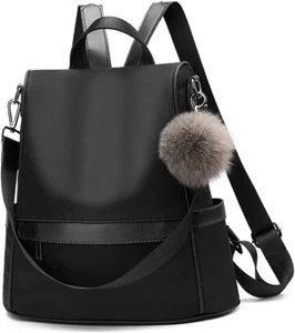 Women Backpack Purse Nylon Anti-Theft Fashion Casual Lightweight Travel Shoulder - Picture 1 of 12
