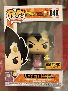 Funko Pop! Dragon Ball Super Vegeta Cocina con Delantal #849 Hot Topic Exclusivo - Imagen 1 de 5