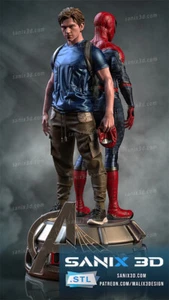 Peter Parker 1/8 1/6 Unpainted GK Models 3D Printed Figures Resin Kits 27cm 36cm - Picture 1 of 4