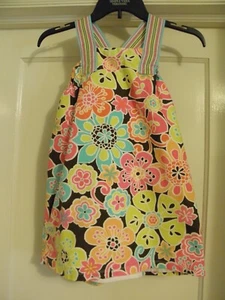6X Girls - Maggie & Zoe Brand - Floral Summer Dress - 100% Cotton w/ Lining - Picture 1 of 6