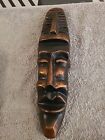 Old mask / African mask made of plaster / ceramic approx. 27 cm
