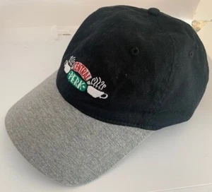 FRIENDS Collectible Black/Grey Adjustable "Central Perk" Adult BASEBALL CAP - Picture 1 of 7