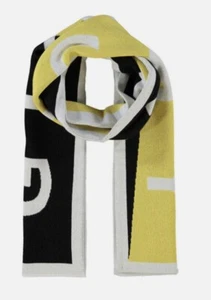 Bufanda con estampado de logotipo negro y amarillo GIVENCHY para hombre - Imagen 1 de 5