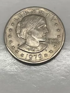 1979 Susan B Anthony Liberty P FG Frank Gasparro $1 U.S. Coin Ungraded Circ 02 - Picture 1 of 4