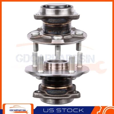 Set (2) FWD Rear Wheel Hub Bearing Assembly For 03-08 Toyota Matrix Pontiac Vibe - Image 1 of 4