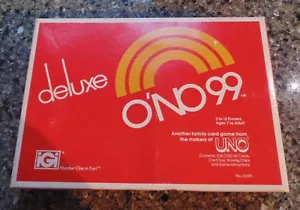 DELUXE O'NO 99 Card Game from UNO, Cards, Chips, Ins, USED - Picture 1 of 2