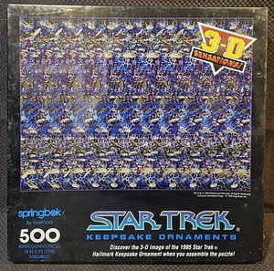 Springbok Vintage 1994 Star Trek 3D 500 Piece Keepsake Ornaments Puzzle New - Picture 1 of 3