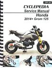 Honda Grom 125 Service Manual: 2014 - 2020