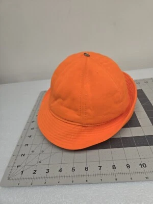 Sombrero naranja de cazador vintage laterales de malla hecho en EE. UU. Foto 1 de 4