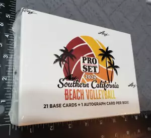 2024 Leaf Pro Set South California Beach Volley nuova scatola 20 carte 1 autografo - Foto 1 di 11