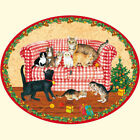 Coppenrath Kitty Christmas Huge Flat Oval German Advent Calendar 55 x 40 cm