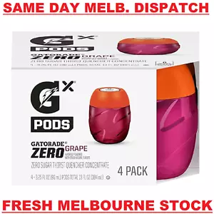 Gatorade Zero GX Pods Electrolyte Concentrate GRAPE - 4 x 96mL (makes 3.5L) - Picture 1 of 7