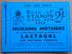 BD11 George VI 1937 2/- Stitched Booklet Edition 386. - Picture 1 of 7