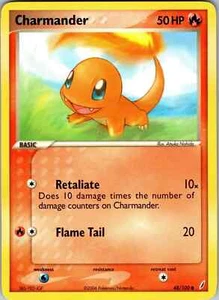 Pokemon - Charmander 48/100 Ex Crystal Guardians LP-EXC BUY 2 CARDS GET 1 FREE!! - Picture 1 of 1