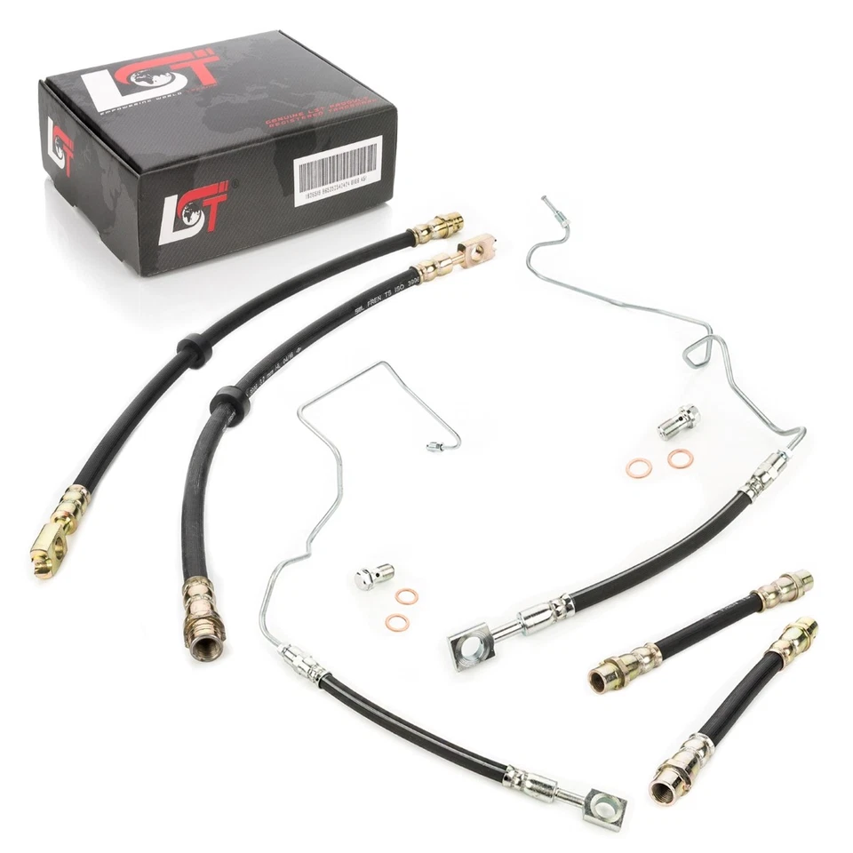 6x Bremsschlauch Bremsleitung Set vorne hinten links rechts für AUDI A3 8L1 - Bild 1 von 4