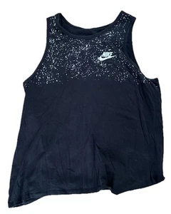 Nike Herren Classic Tank Top Shirt schwarz weiß gepunktet Gr. XL - Bild 1 von 2