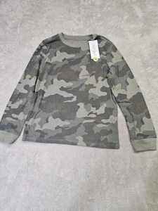 New Cat And Jack Boys Camo Long Sleeve Shirt Size XL   - Picture 1 of 2