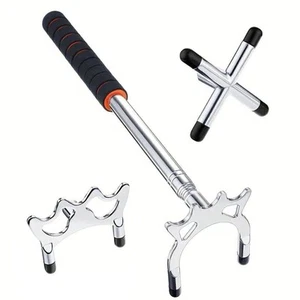 Stainless Steel Pool Cue Rest Easy to Carry with Compact Size Design For Snooker - Picture 1 of 11