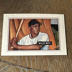 1989 Bowman Inserts Willie Mays 1951 Rookie Reprint RC OLD LABEL MINT - Picture 1 of 2