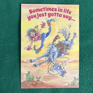 SALE-Leanin’ Tree Humorous Encouragement Greeting Card “Sometimes In Life…” - Picture 1 of 4