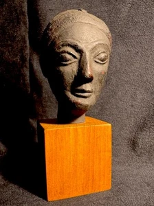 Midcentury Vintage Mounted Sculpture Bust Alma Studio 1950s Museum Reproduction - Picture 1 of 11