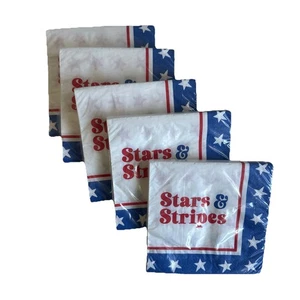 4th of July Napkins 80-Pack Patriotic American Stars & Stripes Party Decorations - Picture 1 of 3