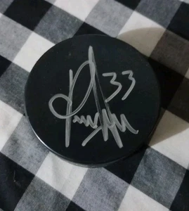 Kris Draiper Signed Blank Hockey Puck Detroit Redwings - Picture 1 of 1