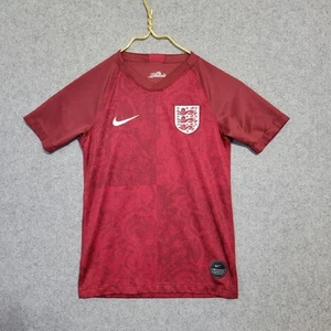 Nike England National Football Team Jersey Youth Small Red Soccer Training Sport - Bild 1 von 12