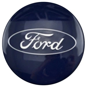 Blue Center Cap with Ford logo fits 2013-2016 Ford Escape 2.13" - Picture 1 of 3