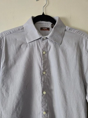 Camisa para hombre 100 % algodón mercerizada Nyne manga larga abotonada muy querida  Foto 1 de 4