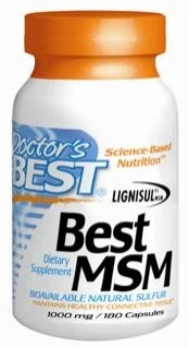 Doctor's Best Doctors Best Best Msm (1000 Mg) 180c Supplement