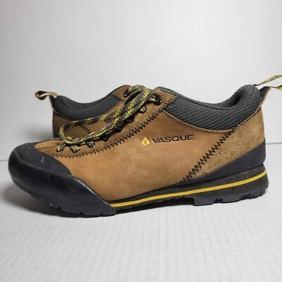 Vasque Rift Leather Hiking Shoes Brown Nubuck Suede Men’s Size 9 M Lace Up - Image 1 of 4